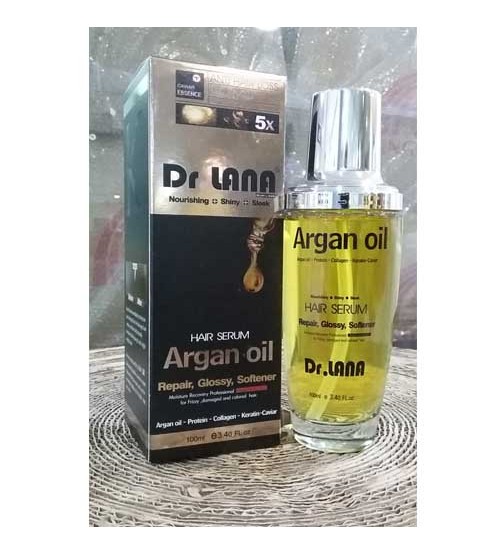 Dr-Lana Argan Oil Hair Serum Repair Glossy Softener 100ml